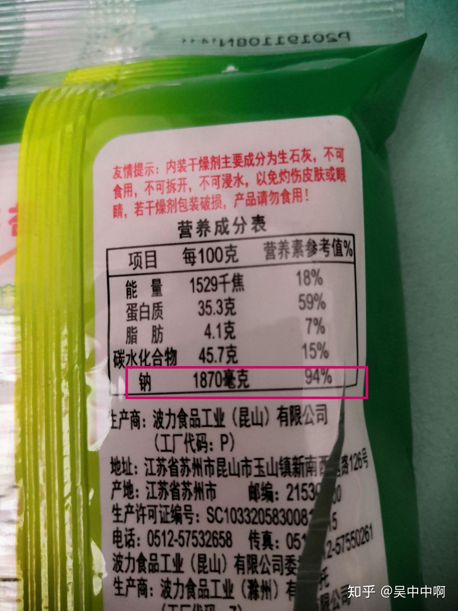 你买食品时会或有意或无意地看成分表吗?